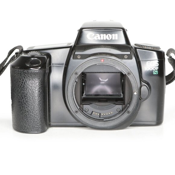 Canon EOS 1000F SLR Camera Body 35mm Film 1990s Rebel Retro Photography Black - Picture 2 of 11